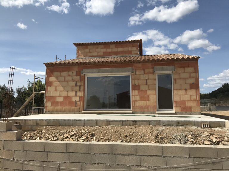 Construction de villa neuve, Cabrières